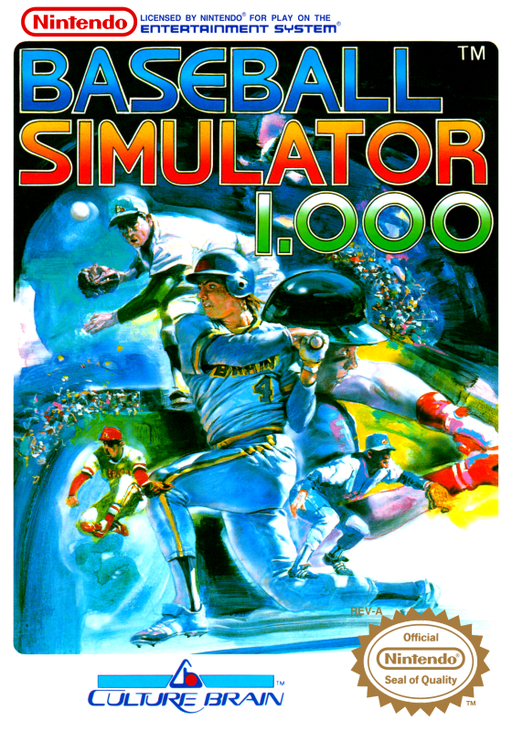 Baseball Simulator 1.000 (USA) box art